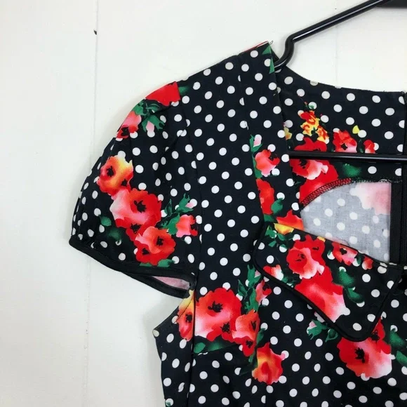 Voodoo Vixen 1950s Style Dress Sz M - Picture 8 of 12